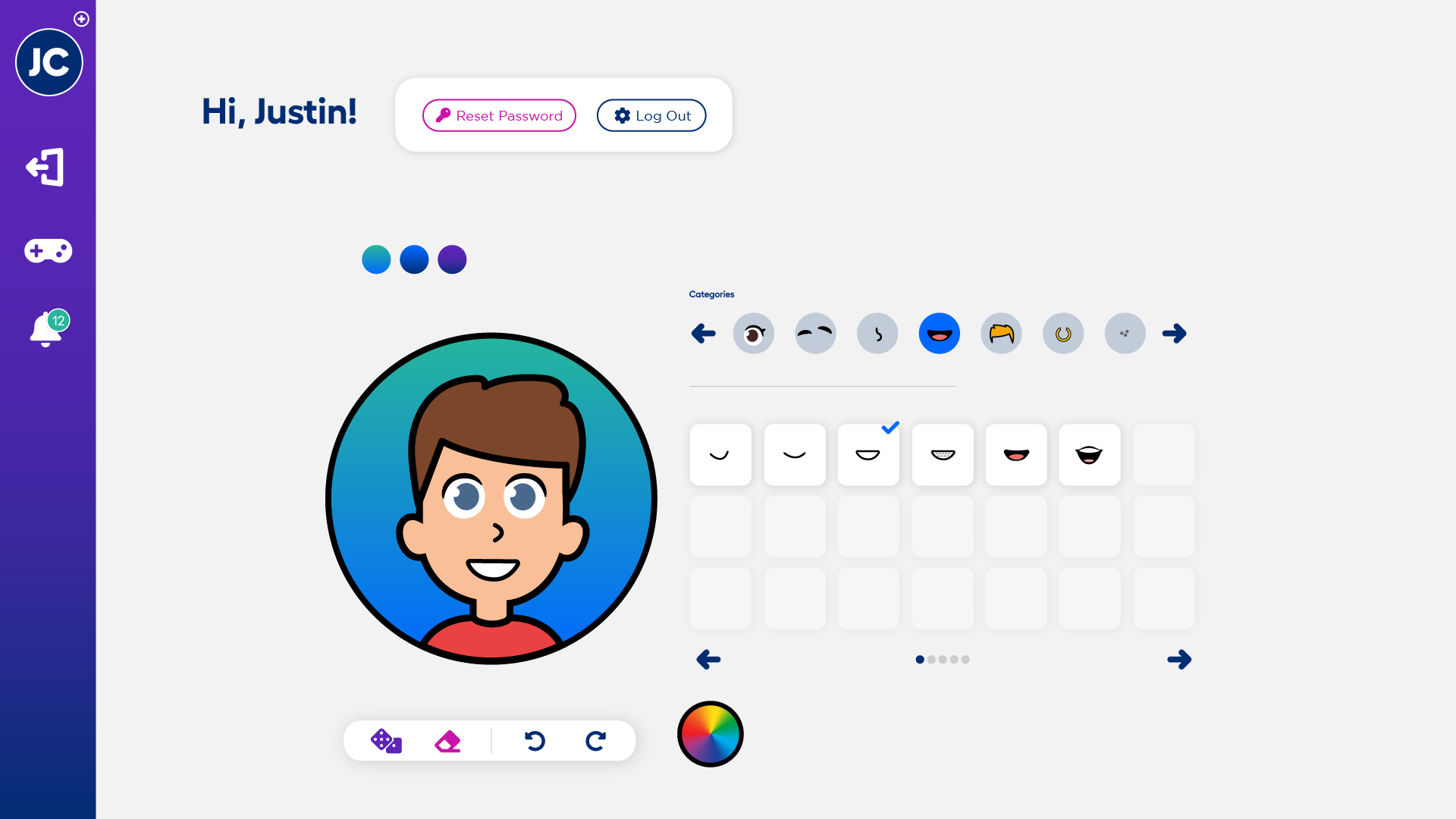 Avatar creation.