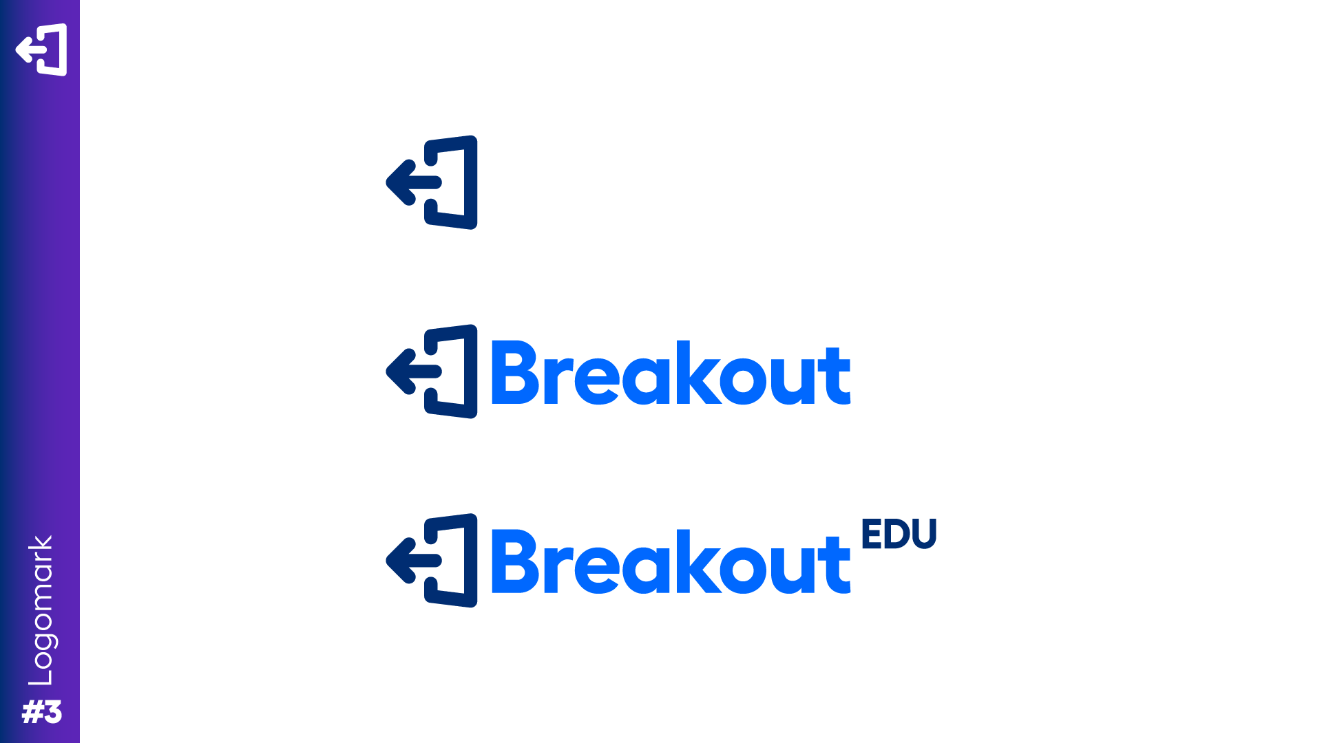 BreakoutEDU brand book spread.