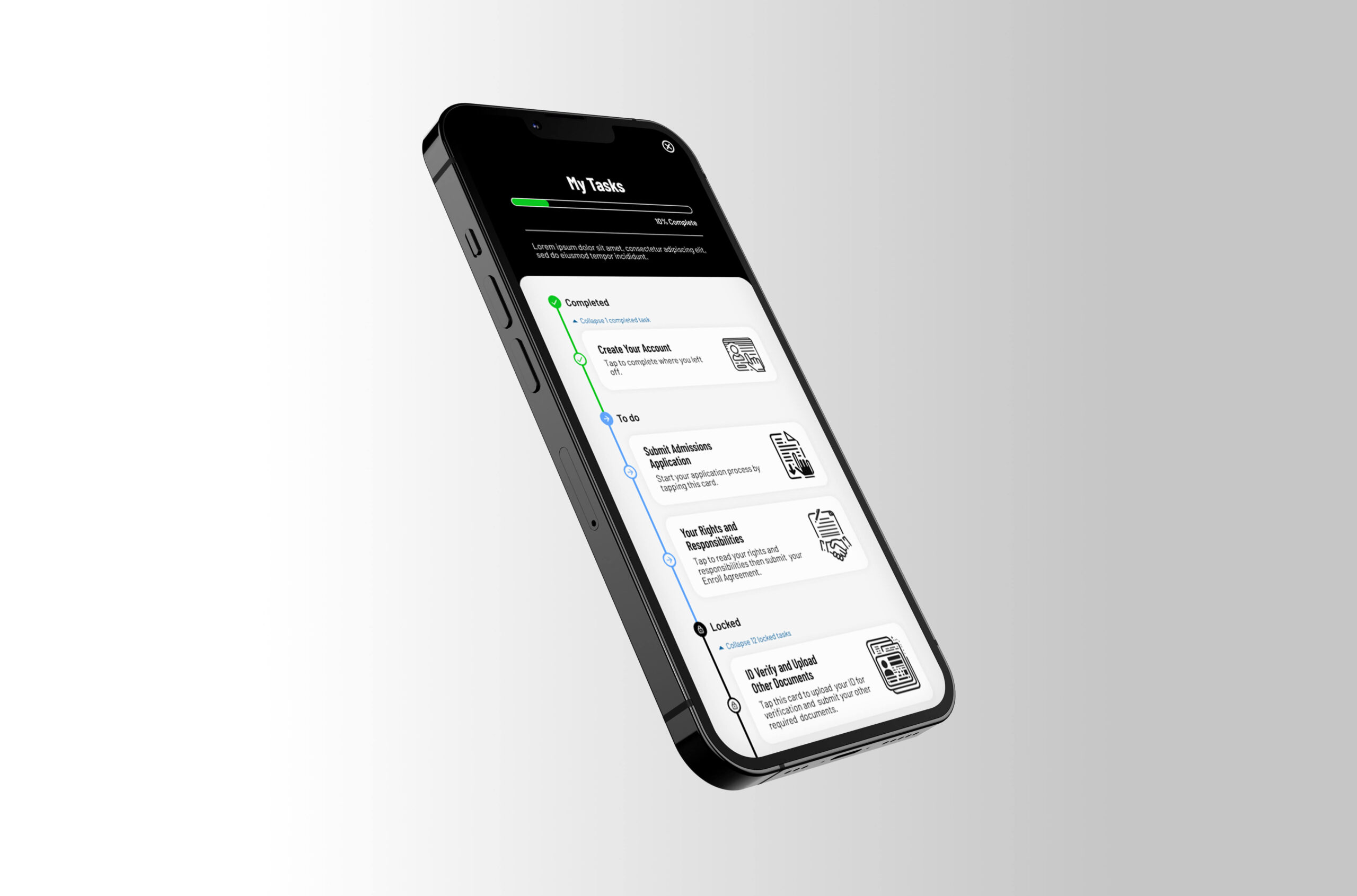 MyAPU app screens in context.